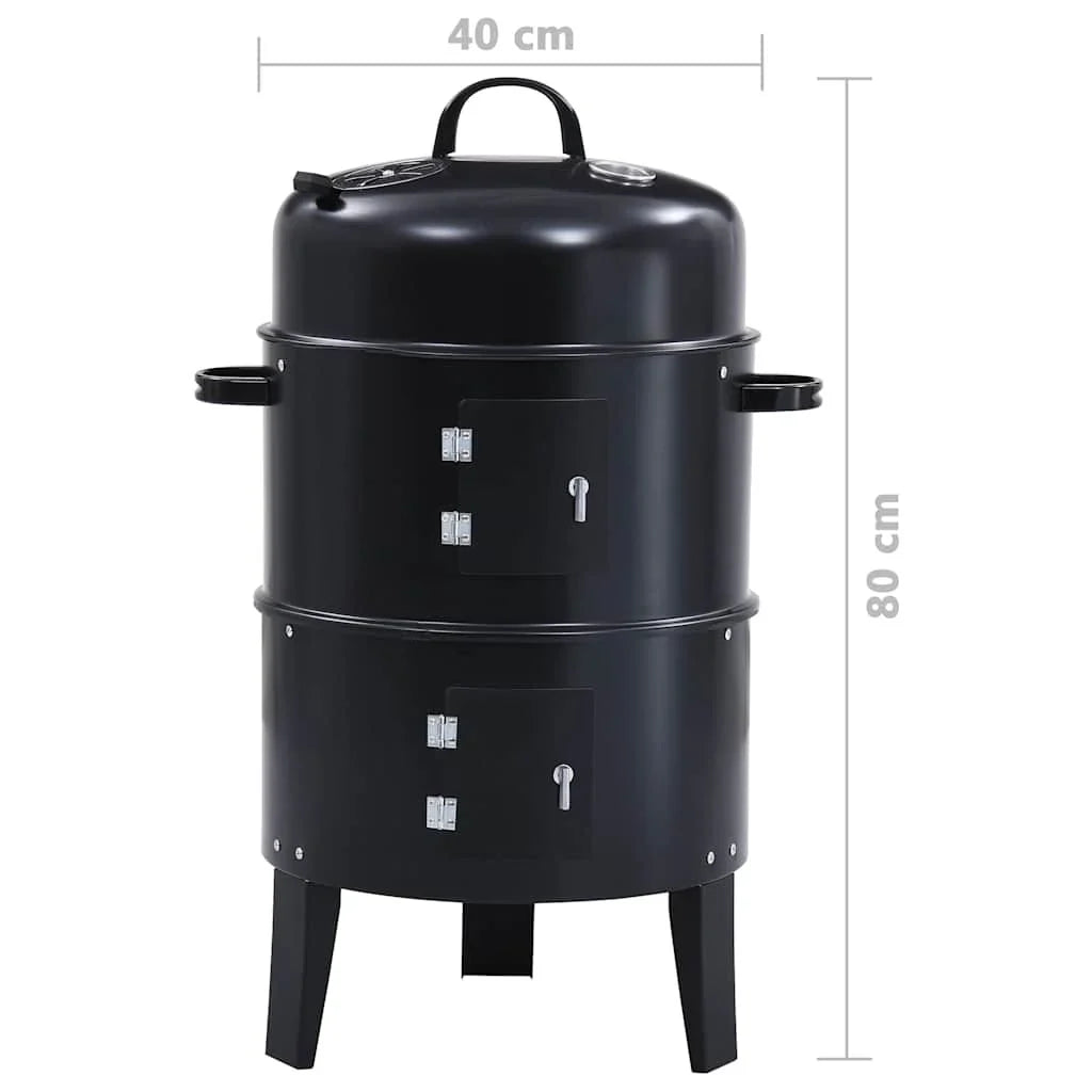 Grill Wędzarnia Węglowa 3 w 1 40x80 cm Vidaxl