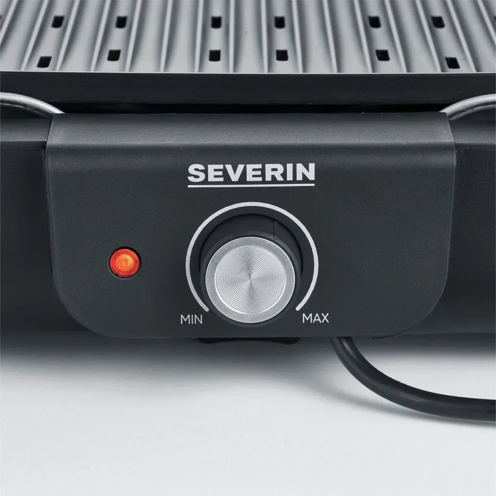 Grill stołowy z płytą grillową Severin PG 8556 - 2300 W czarny