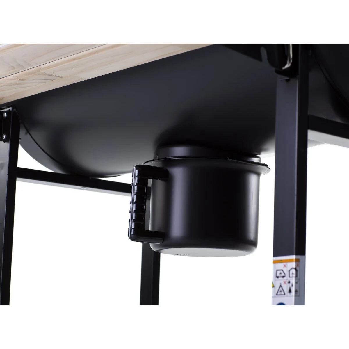 Grill węglowy "King" – 95 x 63 x 105 cm – czarny
