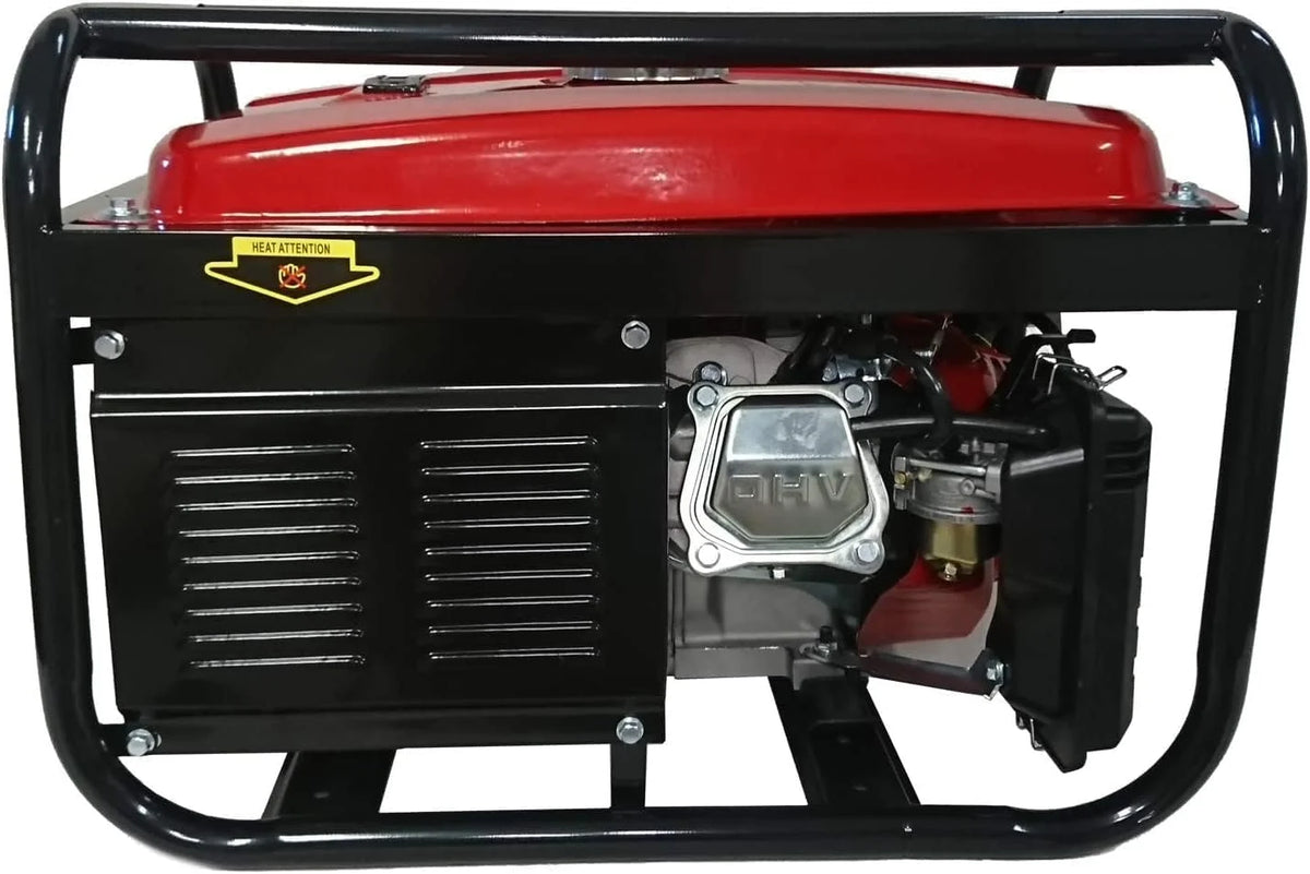 Jednofazowy generator prądu benzynowy. Gwarantowana moc, prąd do 2800W w trybie jednofazowym 220V.