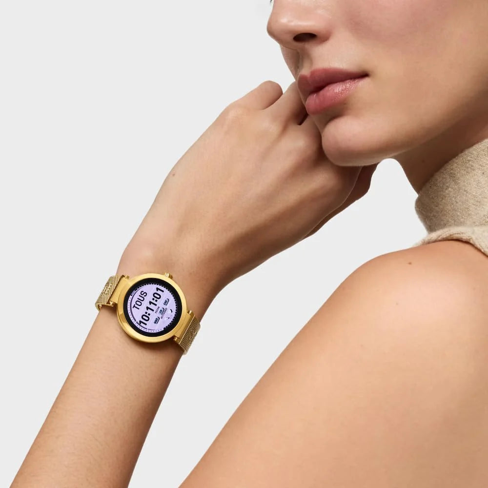 TOUS Zegarek Smartwatch 3000147700 S-Connect Stal