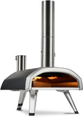 Ooni Fyra 12 Piec do Pizzy na Pellet Drzewny - Przenośny Piec do Pizzy Domowy - Piec do Pizzy Ogrodowy Opalany Pelletem - Włoska Pizza z Piekarnika