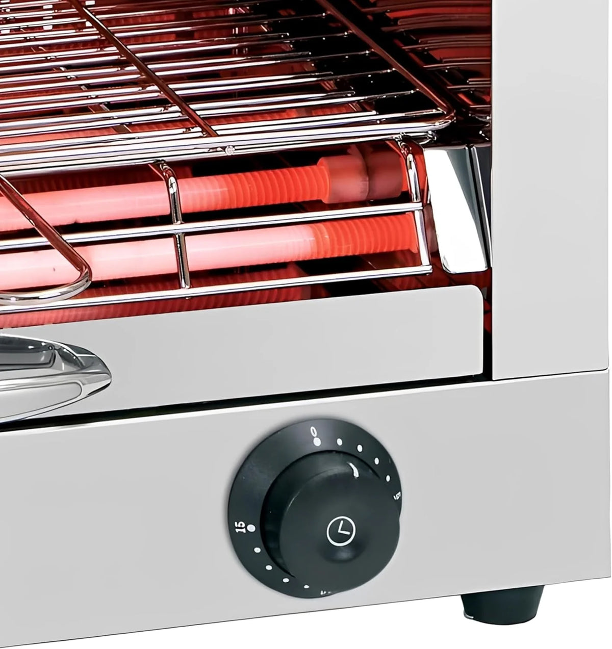 MBH - Elektryczny toster przemysłowy 2-poziomowy INOX dla GASTRONOMII. Profesjonalny piec do opiekania pieczywa do barów i restauracji.