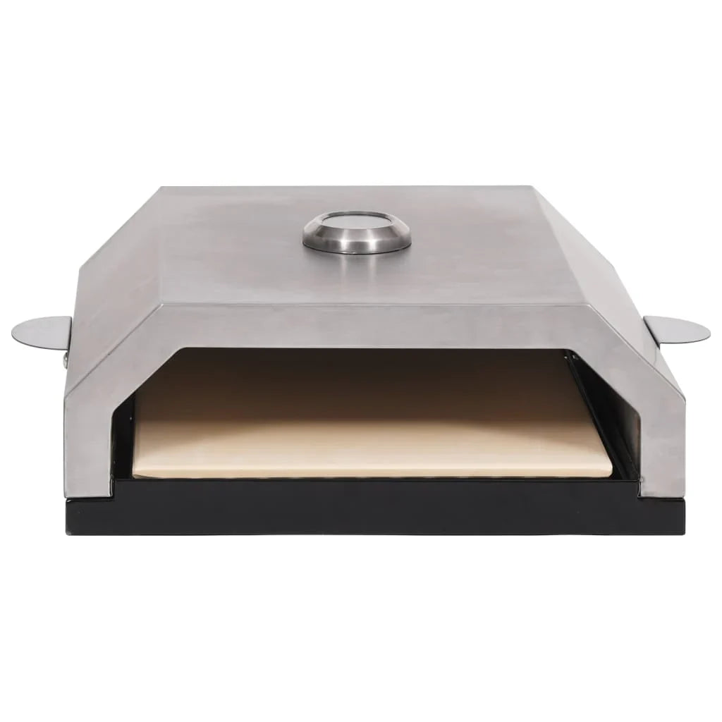 Piec do pizzy z kamieniem ceramicznym do grilla węglowego gazowego v1474