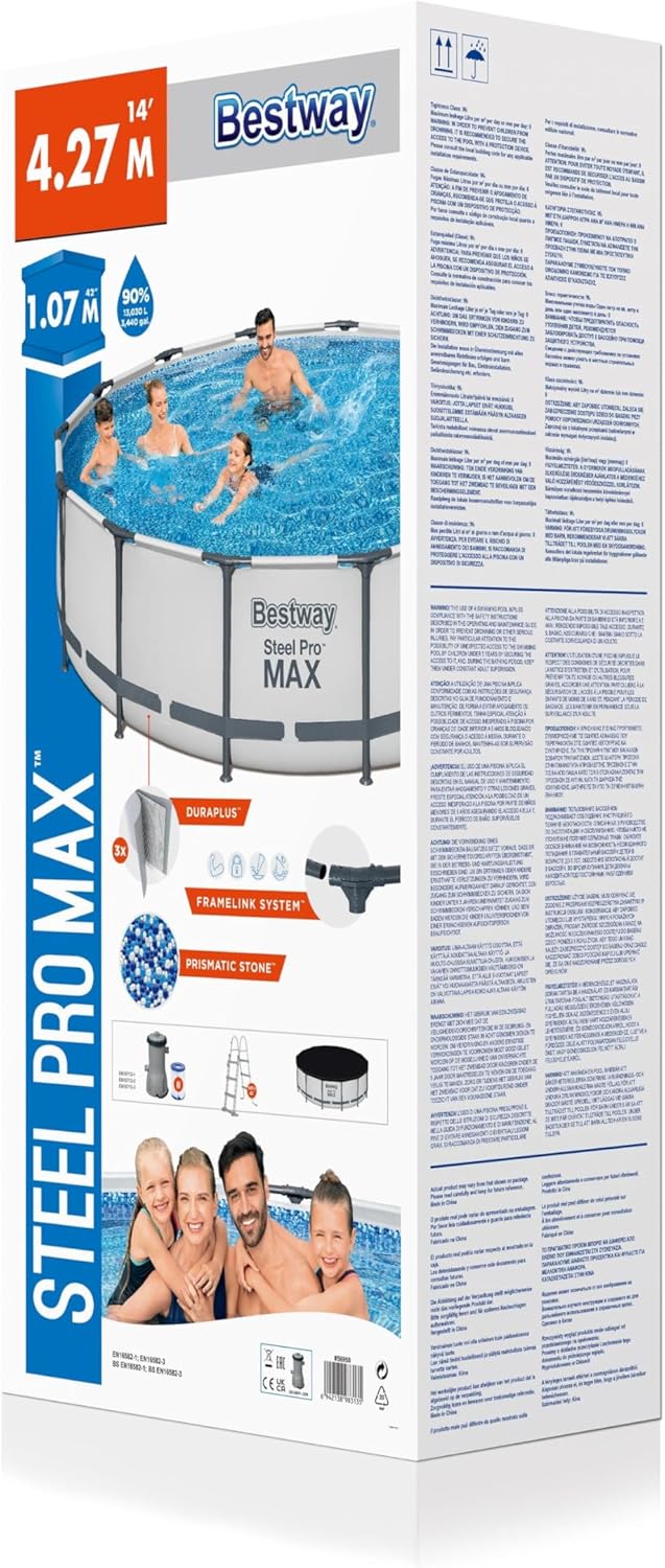 Zestaw basenowy Steel Pro MAX™ 4,27 m x 1,07 m