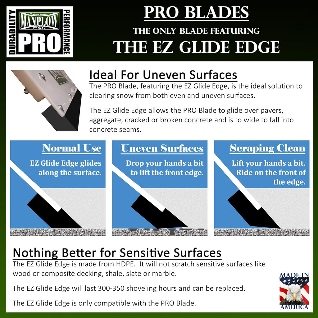 Manplow PRO42 PRO Śnieg Pusher, 106.7 cm