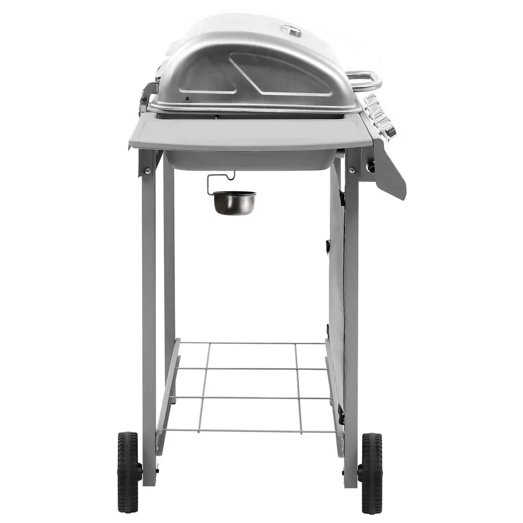 Grill gazowy 4-palnikowy srebrny Vidaxl