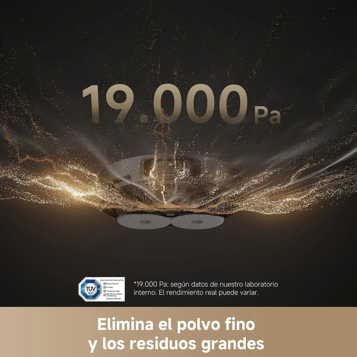 Robot odkurzający DREAME L40s Pro Ultra, 19 000 Pa, podwójna szczotka HyperStream, dostęp do wysokości 4 cm, wysuwana i podnoszona szczotka boczna, mopowanie ciepłą wodą 75°C, samoczyszczenie 3.0
