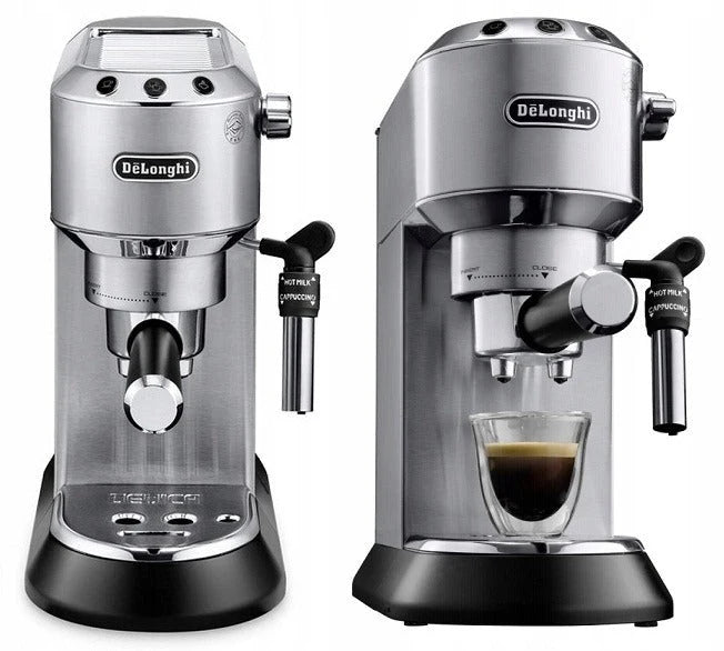 Ciśnieniowy ekspres kolbowy do kawy ze spieniaczem SLIM DeLonghi EC685.M (N)