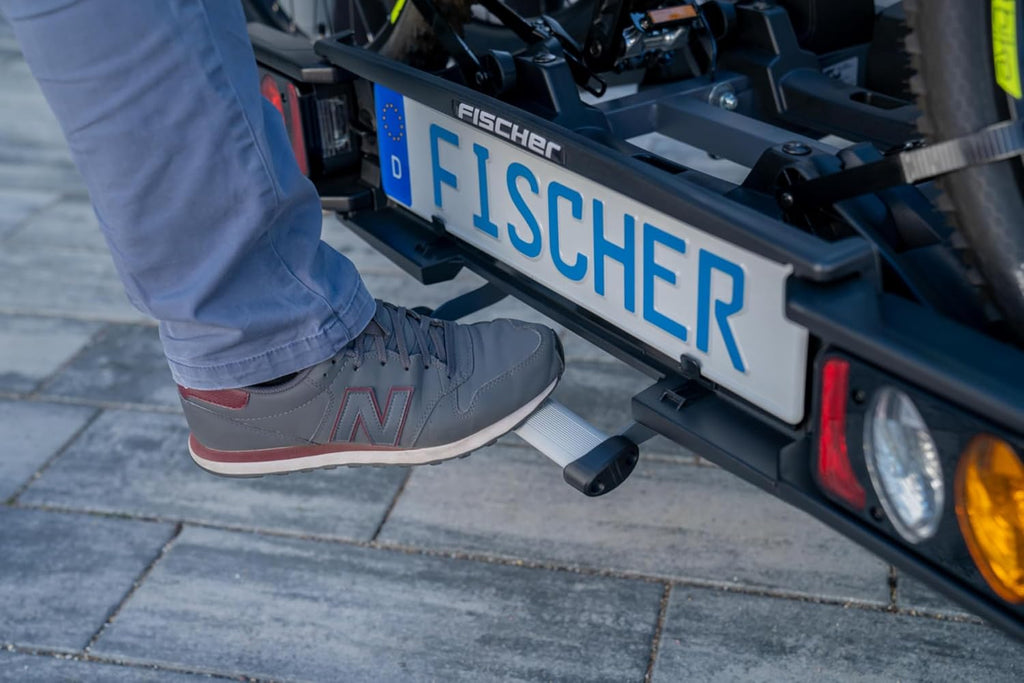 Fischer 126001 Bagażnik, Czarny, Na 2 Rowery