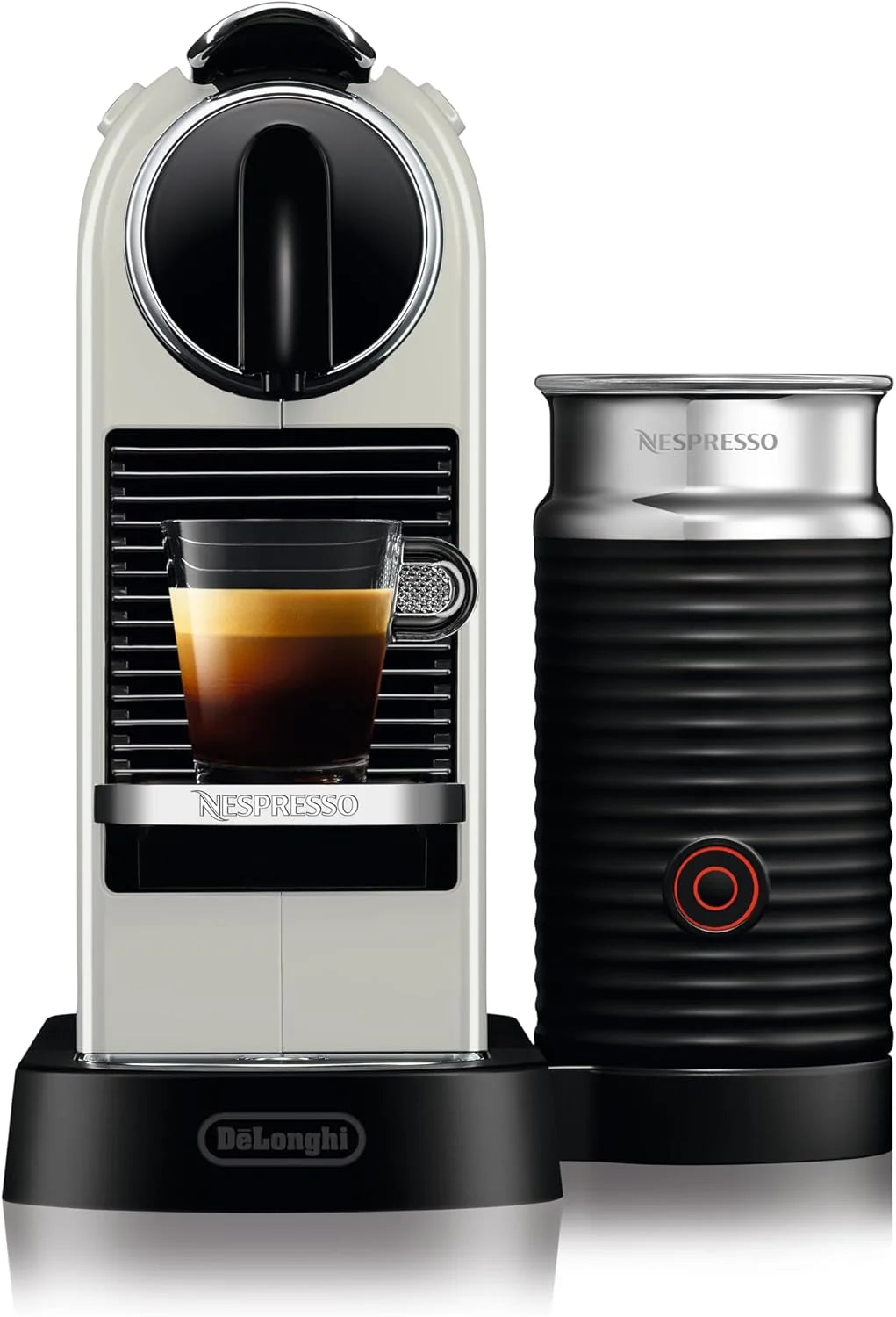 DeLonghi Nespresso Citiz EN267.WAE Ekspres do kawy na kapsułki, specjalny system ekstrakcji, 1710 W, 1 L, tworzywo sztuczne, biały