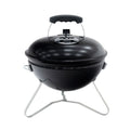 Przenośny Grill Węglowy Stołowy Kekai Tahoe 37x37x44 cm Pokrywa Z Systemem Transportu I Blokady Emaliowany Czarny