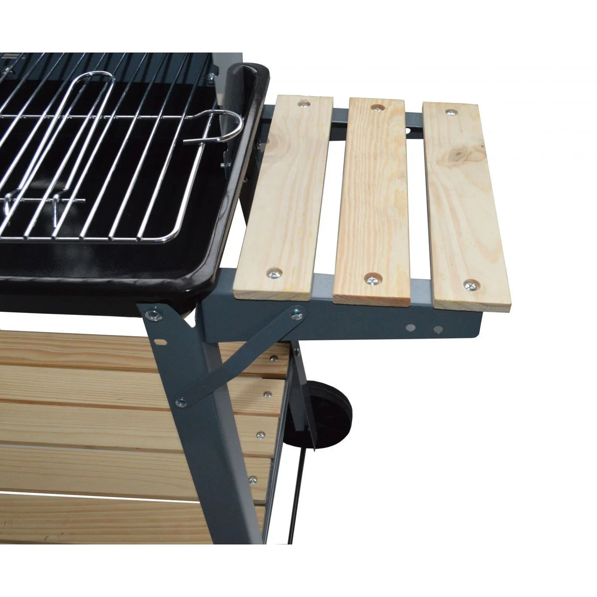 Grill węglowy ze stali nierdzewnej Buffalo Design