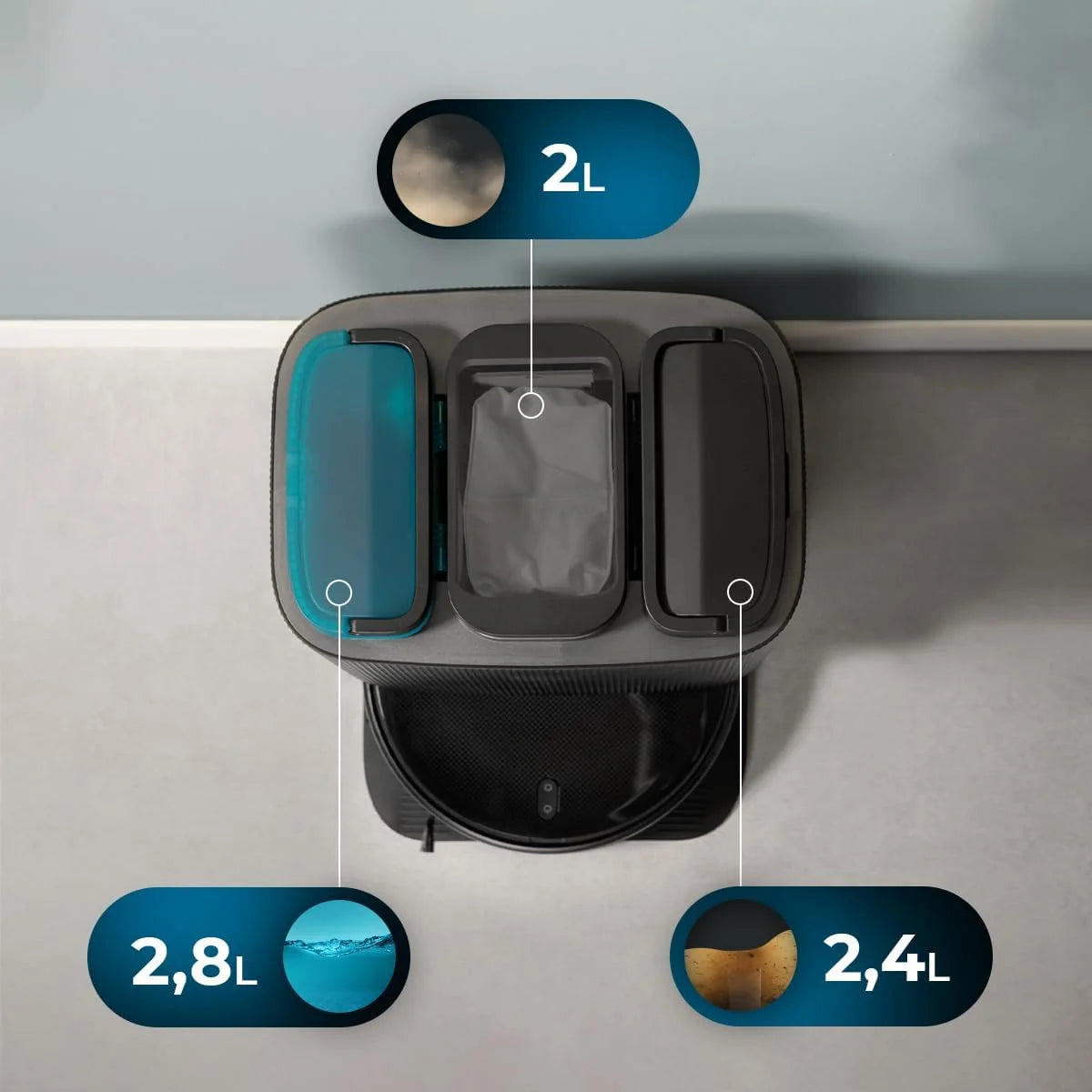 Robot odkurzający Cecotec Conga 11090 Spin Revolution Home&Wash + automatyczna stacja opróżniająca