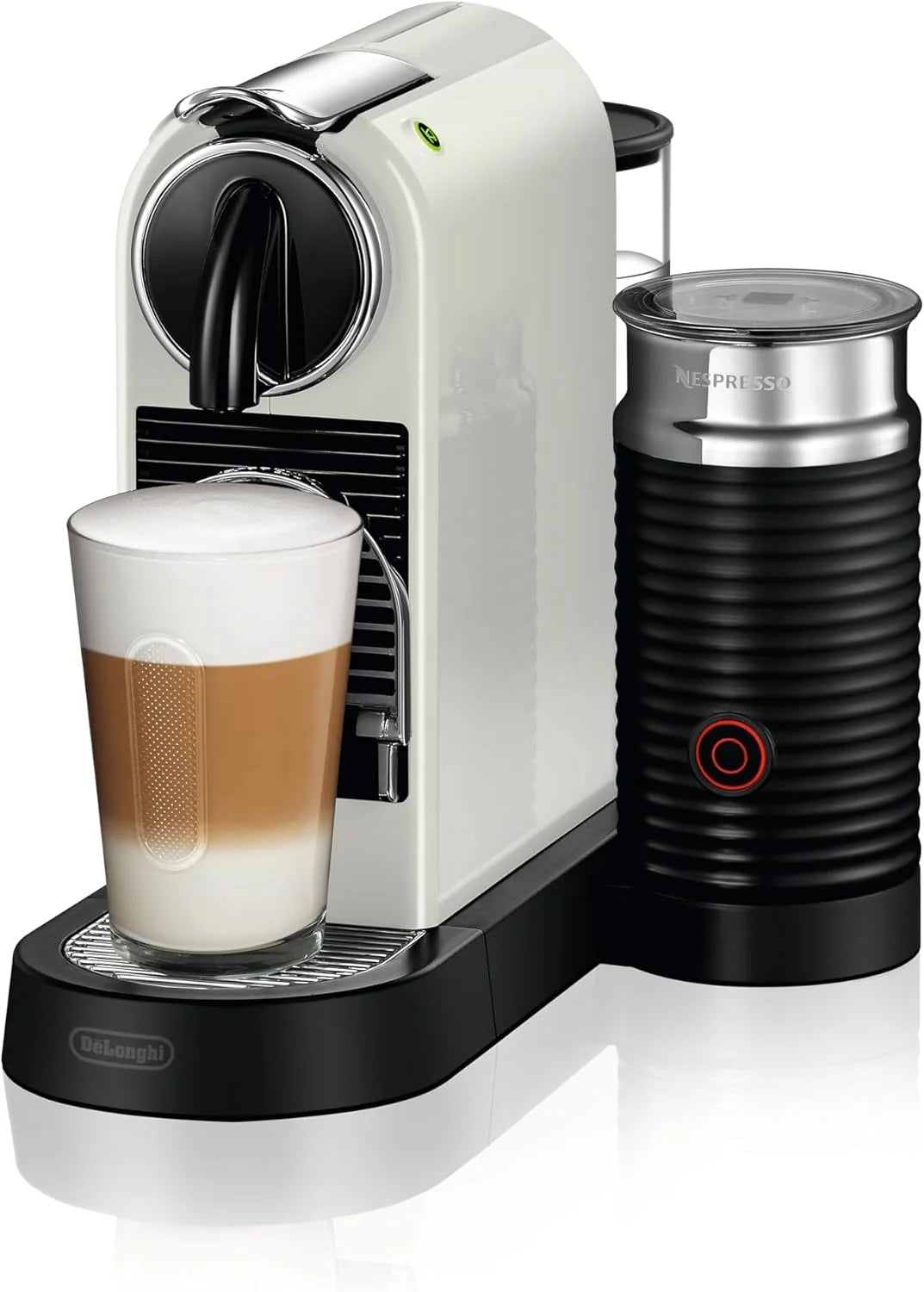DeLonghi Nespresso Citiz EN267.WAE Ekspres do kawy na kapsułki, specjalny system ekstrakcji, 1710 W, 1 L, tworzywo sztuczne, biały