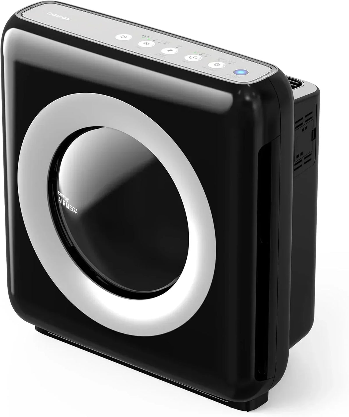 Oczyszczacz powietrza COWAY, filtr HEPA HyperCaptive 99,999%, CADR 421 m³/h, saharyjski pył, kalima, pyłki, alergie, zwierzęta domowe, tryb Eco, wybór Wirecutter przez 10 lat, AIRMEGA Mighty AP-1512HH, biały