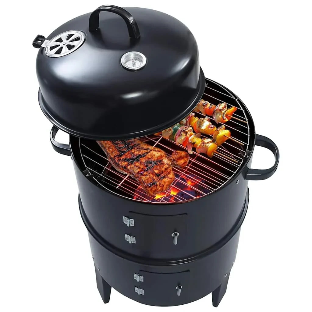 Grill Wędzarnia Węglowa 3 w 1 40x80 cm Vidaxl
