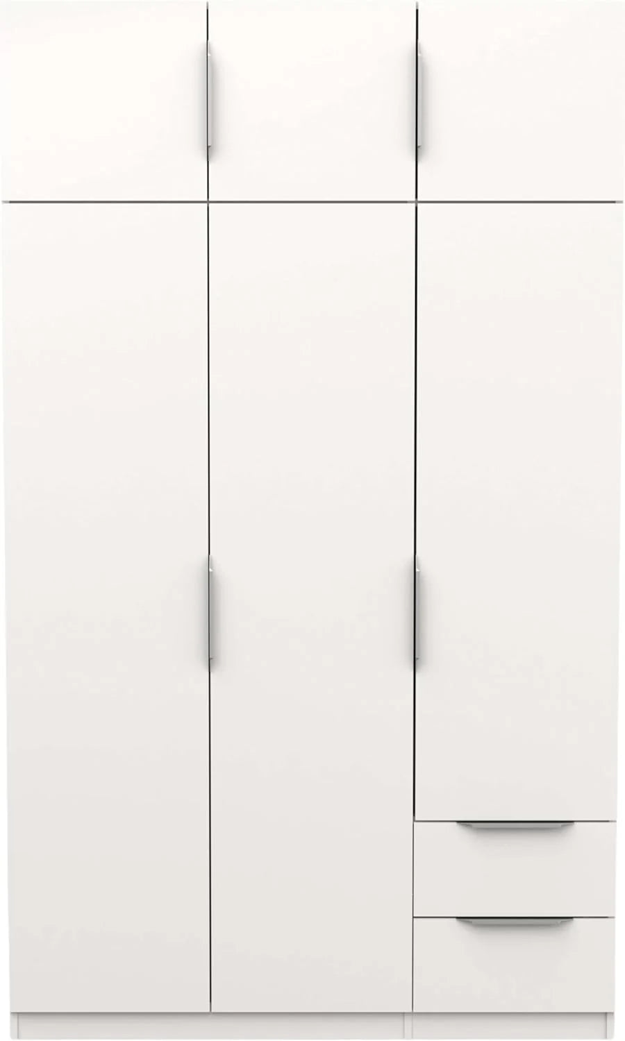 Miroytengo Szafa Ghost Duża 6 Drzwi i 2 Szuflady Kolor Biały Matowy 203x119 cm