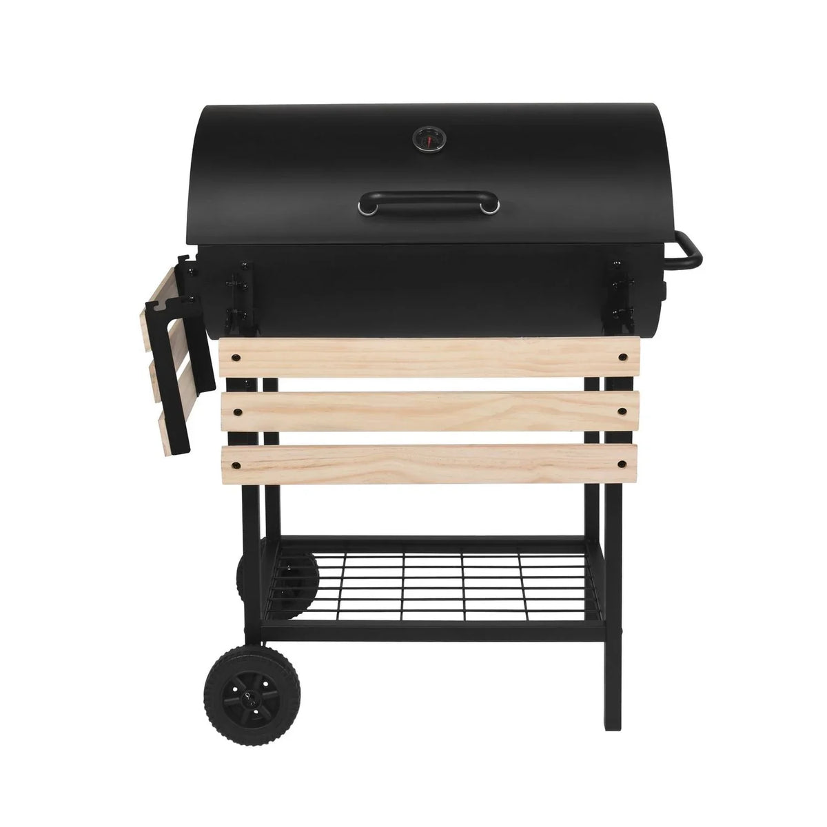 Grill węglowy i wędzarnia Red Deco Outdoor Kentucky czarny