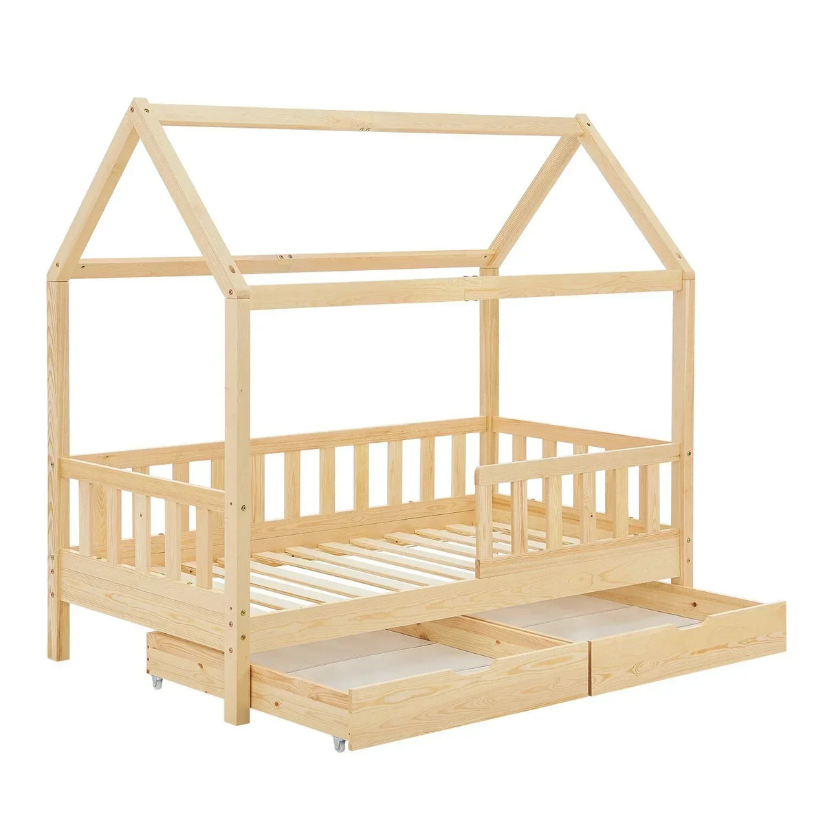 2026 Łóżko dziecięce Marli 90 x 200 cm ze schowkami