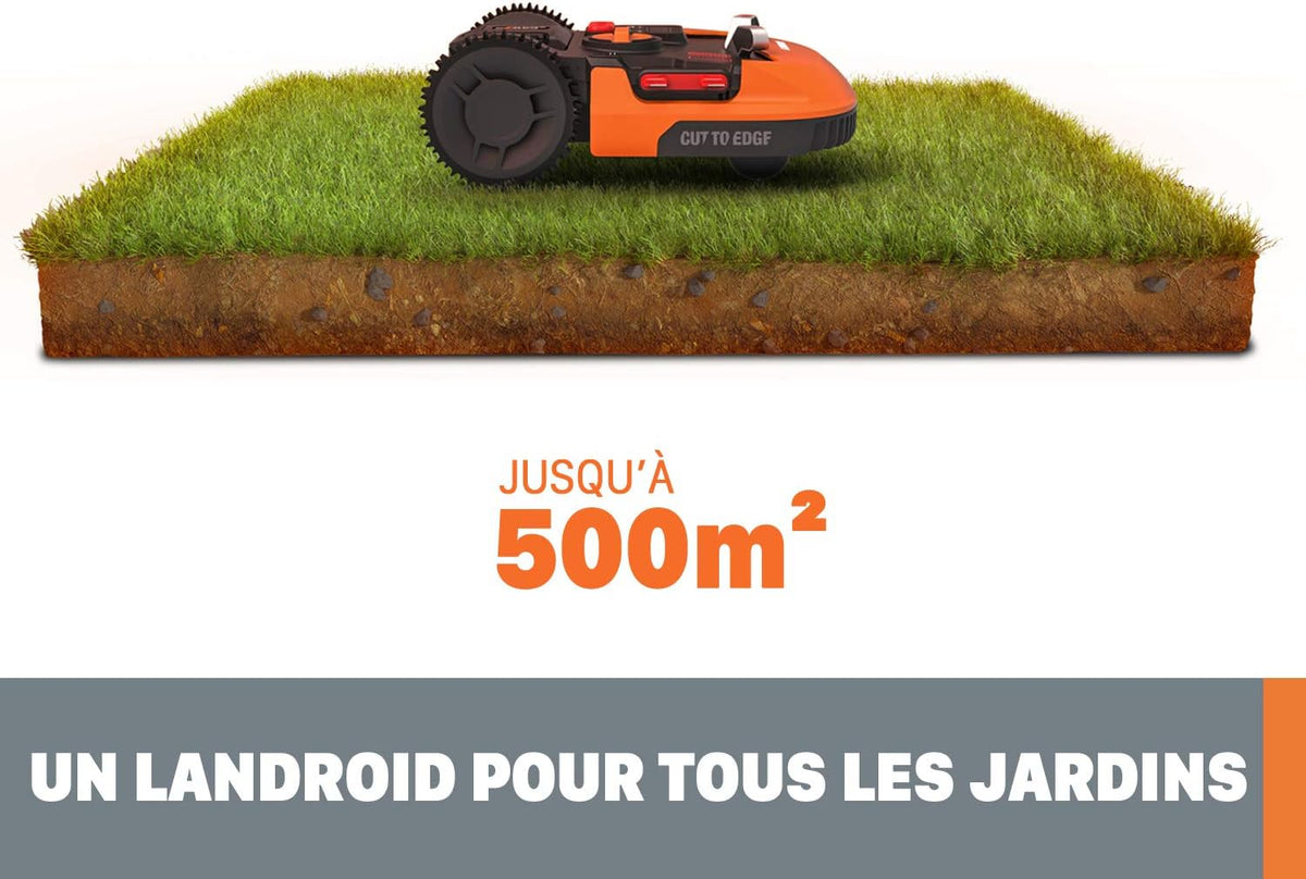 WORX Landroid M500 Plus WR165E Robot Koszący do 500 m²