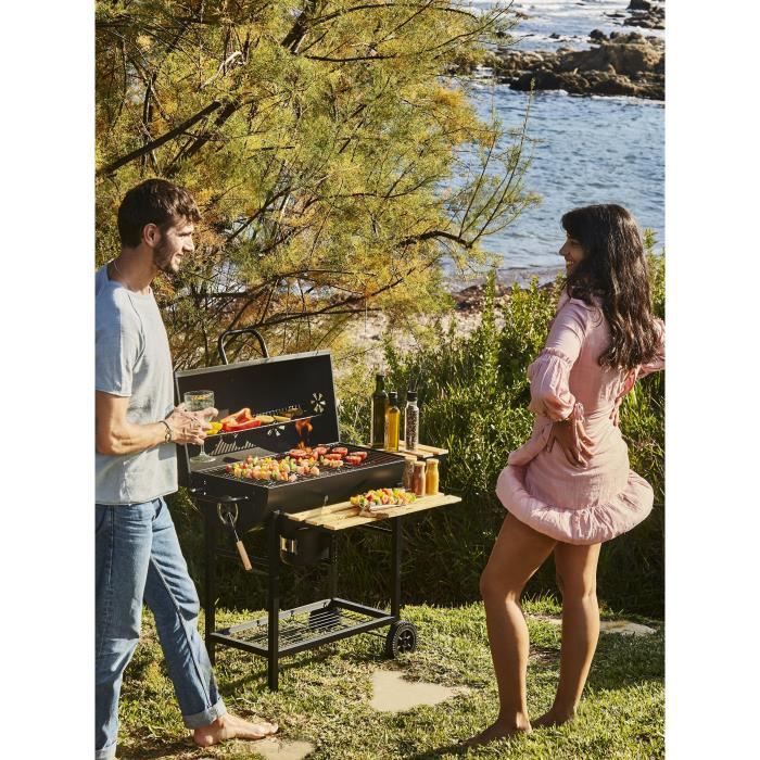 Grill węglowy Mike - Powierzchnia do gotowania 71 x 35 cm Cookingbox