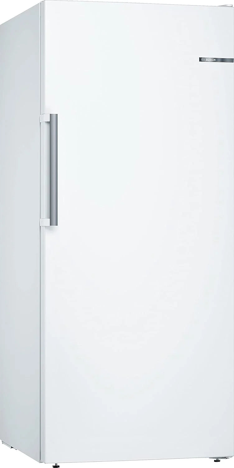 Bosch GSN51AWCV Seria 6 - Zamrażarka wolnostojąca, 161 x 70 cm, 175 kWh rocznie, biała, 290 L, rozmiar XXL, oświetlenie LED, VarioZone, NoFrost