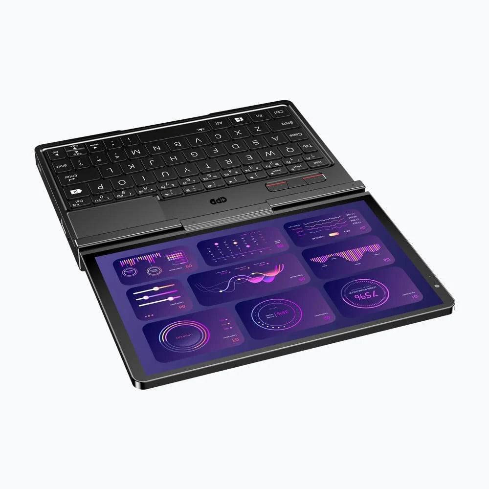 GPD Pocket 4 (8840U) Ultraprzenośny komputer PC z aluminium z systemem Windows 11, obrotowy ekran 8.8" Ultra HD 180°, Ryzen 7 8840U, 16 GB RAM LPDDR5x, 1 TB SSD NVMe, Wi-Fi 6E, Ethernet 2.5G, Bluetooth 5.3