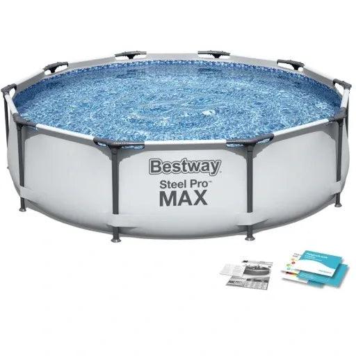 SWIMMING POOL STEEL FRAME WITH PUMP 305 X 76 CM FULL SET 18IN1 BESTWAY