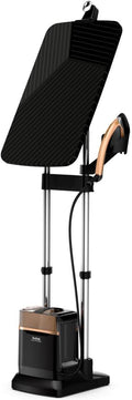 Tefal QT2020 IXeo Power All-in-One Prasownica Parowa, Stal Szlachetna Tworzywo Sztuczne, 2170 W, 1,1 L, Czarny/Miedziany