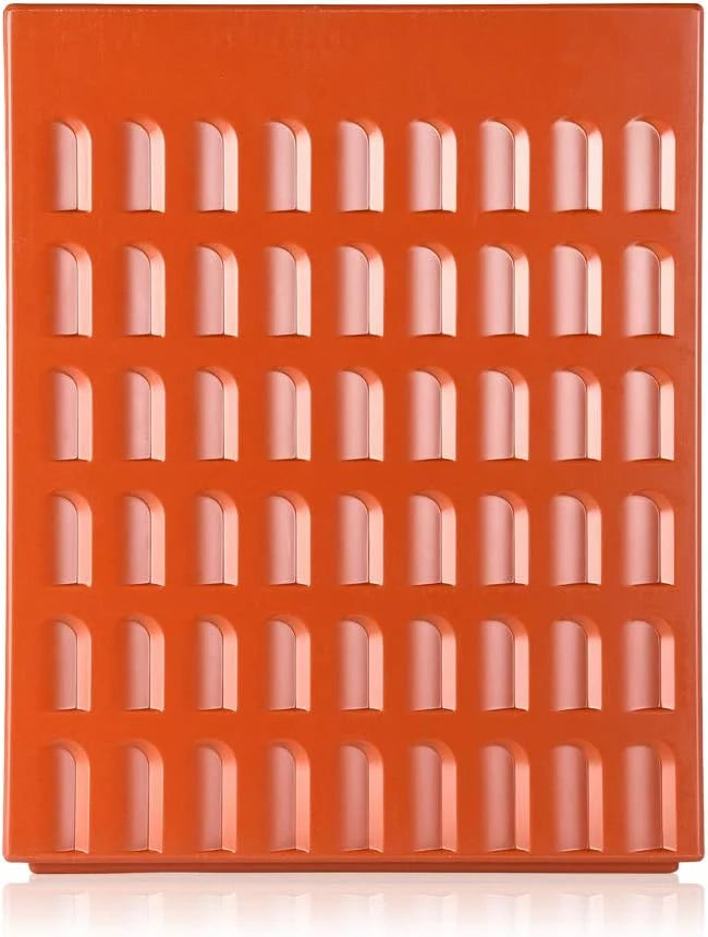 Kartell – Taboret, kolor czerwona ziemia, 36 x 45 x 36 cm