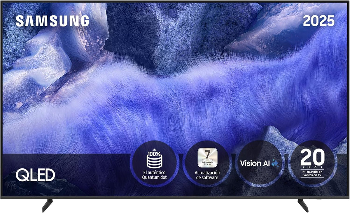 Telewizor Samsung QLED QE1F 55 cali 4K Smart TV z Vision AI, 100% natężeniem koloru (100% Color Volume) z Quantum Dot i ponad 500 kanałami TV Plus