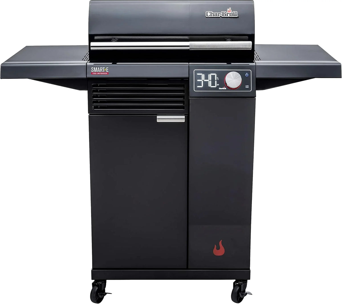 Char-Broil Grill Elektryczny SMART-E - Grill z E-POWER 90-370°C, precyzyjna kontrola temperatury, funkcja czyszczenia - Idealny do gotowania na świeżym powietrzu, w ogrodzie i na patio