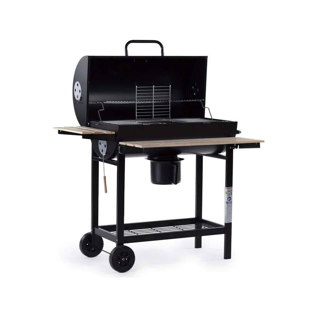 Grill węglowy „king” – 95 x 63 x 105 cm – czarny