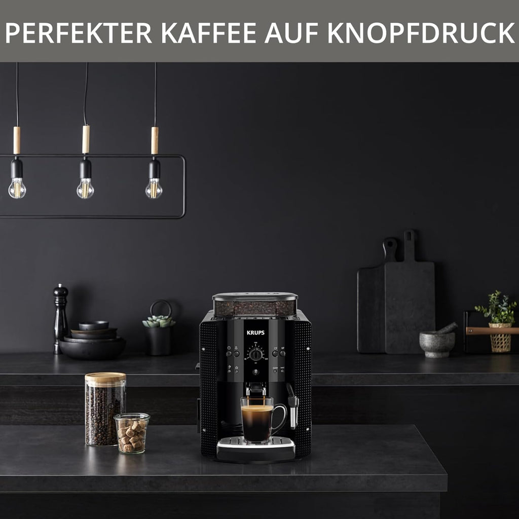 Krups Arabica Picto Ea8105 Ekspres do Kawy, Biały/Czarny, 1450 WW 230 VV