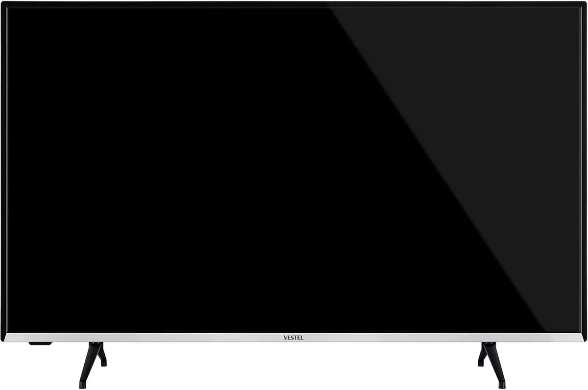 Daewoo 43DM65QV - Telewizor QLED Smart TV 43 cale 4K HDR, Dolby Vision i Dolby Atmos, kompatybilny z Alexą, centralna podstawa, bezramkowy design