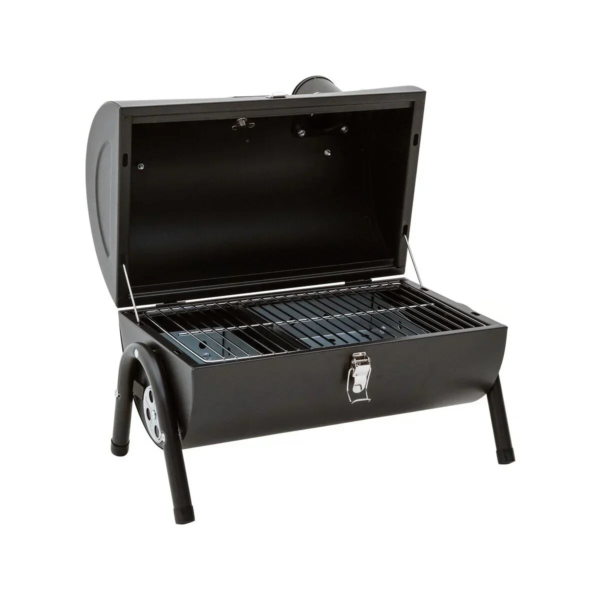 Przenośny Grill Węglowy „Capitán” – 42 X 27 X 43 Cm – Czarny