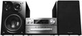 Panasonic SC-PMX802E-S Zestaw Stereo, Czarny/Srebrny, 120 W