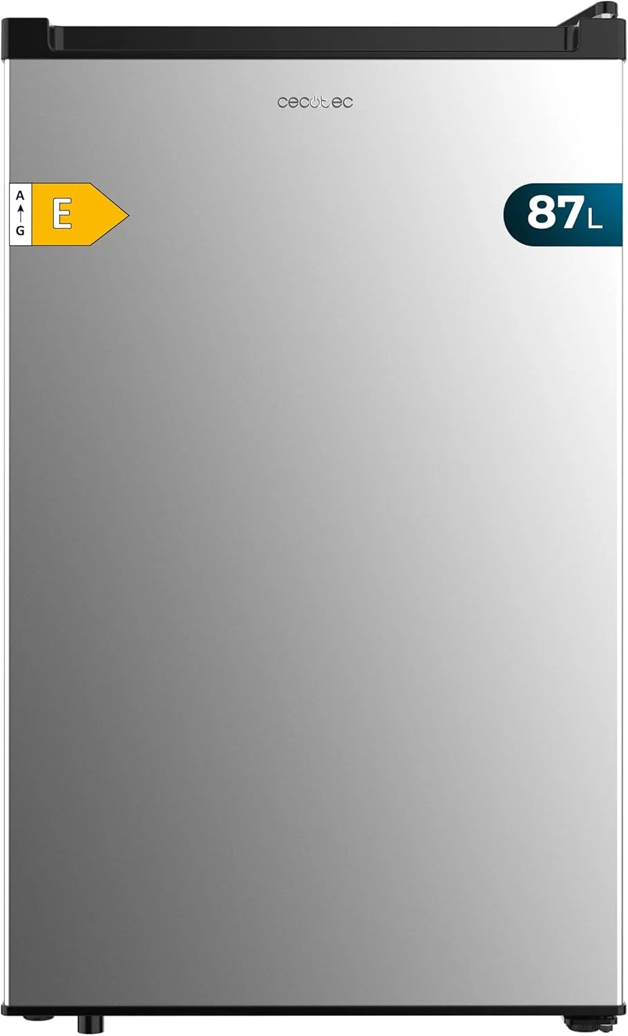 Cecotec Zamrażarka pionowa nablatowa 87L Bolero CoolMarket TF 87 Inox. 83,6 cm wysokości i 50,6 cm szerokości, niskie zużycie energii, płaskie i odwracalne drzwi, kompaktowa konstrukcja, biała