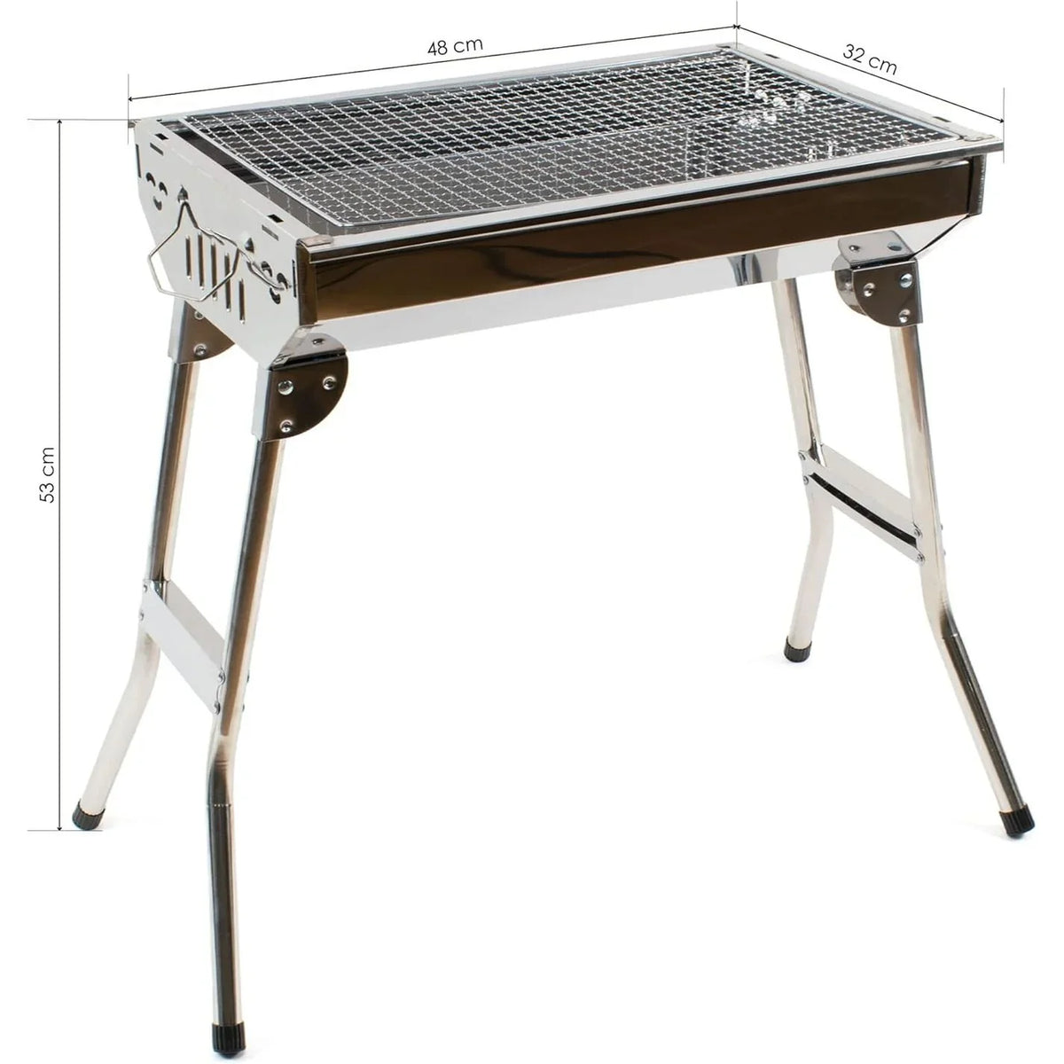 Średni Grill Węglowy Ze Składanymi Nóżkami