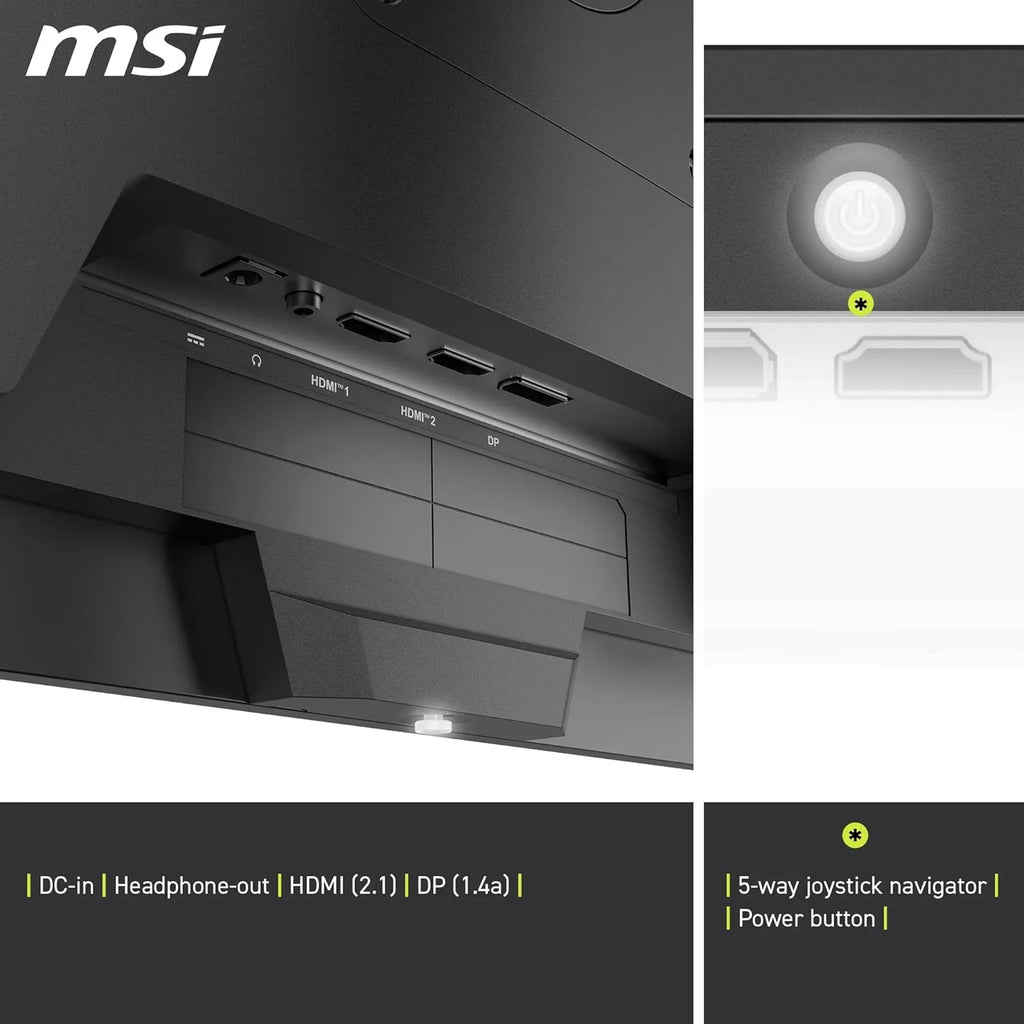 MSI MAG 273QP QD-OLED X24 Gaming Display 26,5" WQHD - Panel Quantum Dot OLED 2560 x 1440, 240Hz / 0,03ms, 99.1% DCI-P3, XXL) E≤2, DisplayHDR True Black 400 - DP 1.4a, HDMI 2.1.
