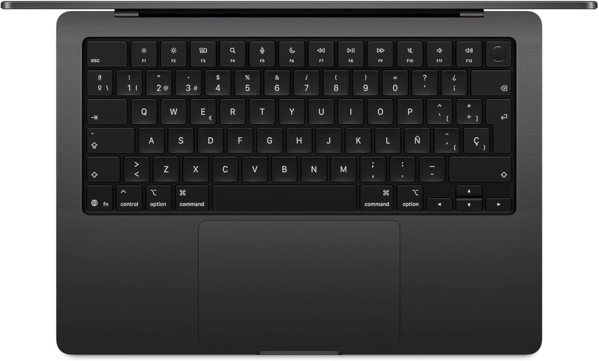 MacBook Pro Laptop 14,2" z czipem M5, 10-rdzeniowym CPU i 10-rdzeniowym GPU: Stworzony dla Intelligence, wyświetlacz Liquid Retina XDR i 16 GB zunifikowanej pamięci RAM, 512 GB; Gwiezdna Czerń