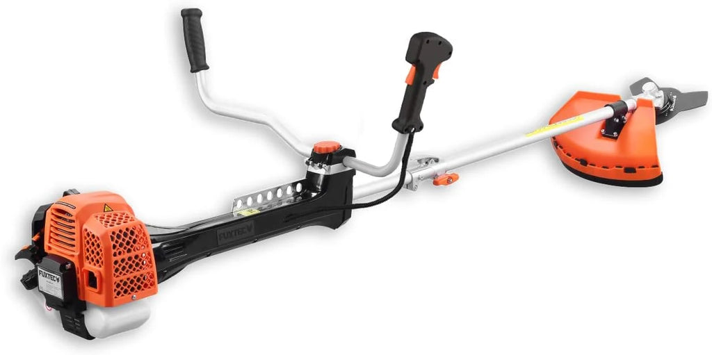 FUXTEC Profesjonalna kosa spalinowa 62 cm³, 3,5 KM, urządzenie wielofunkcyjne 2w1, z paskiem na ramię, system antywibracyjny, podkaszarka wielofunkcyjna, silnik 2-suwowy