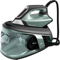 Rowenta Force Pro 500, Generator pary, 7,5 bara, uderzenie pary 550 g/min, technologia Quicksteam, oszczędność energii, 2 tryby ECO i MAX, kolor eukaliptusowy i czarny, VR9042F0