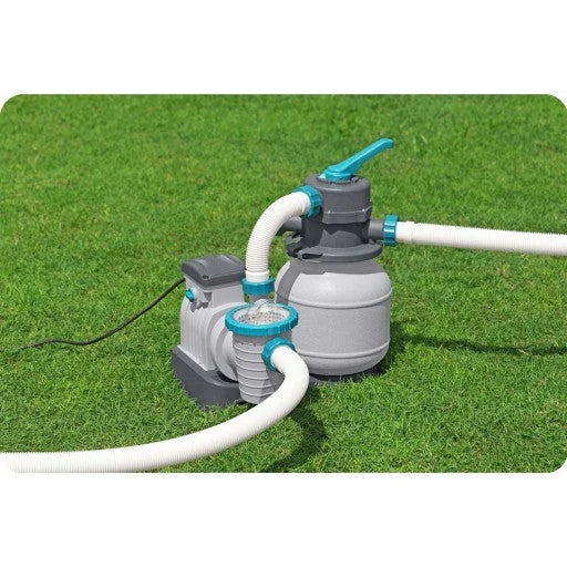 Bestway pompa piaskowa do basenu, filtr do basenów, 8327 l/h, złączki, węże