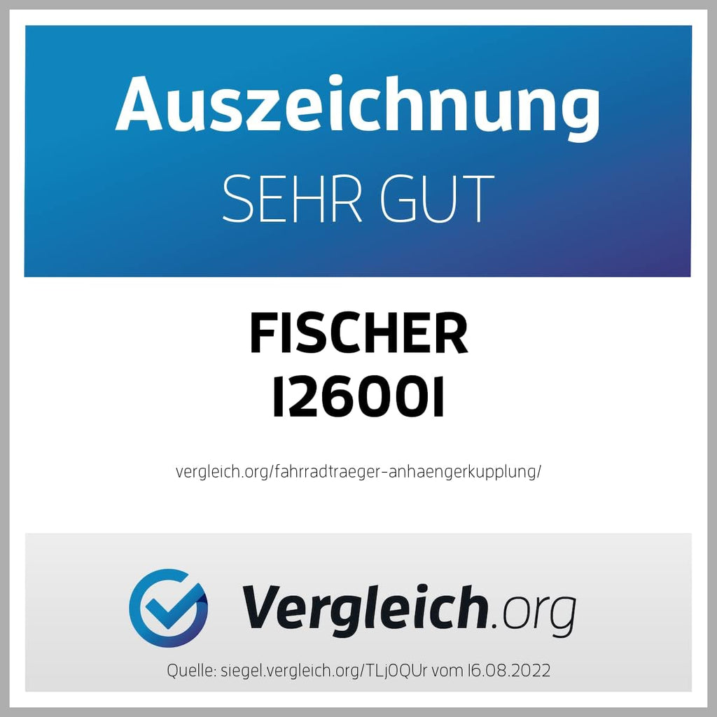Fischer 126001 Bagażnik, Czarny, Na 2 Rowery
