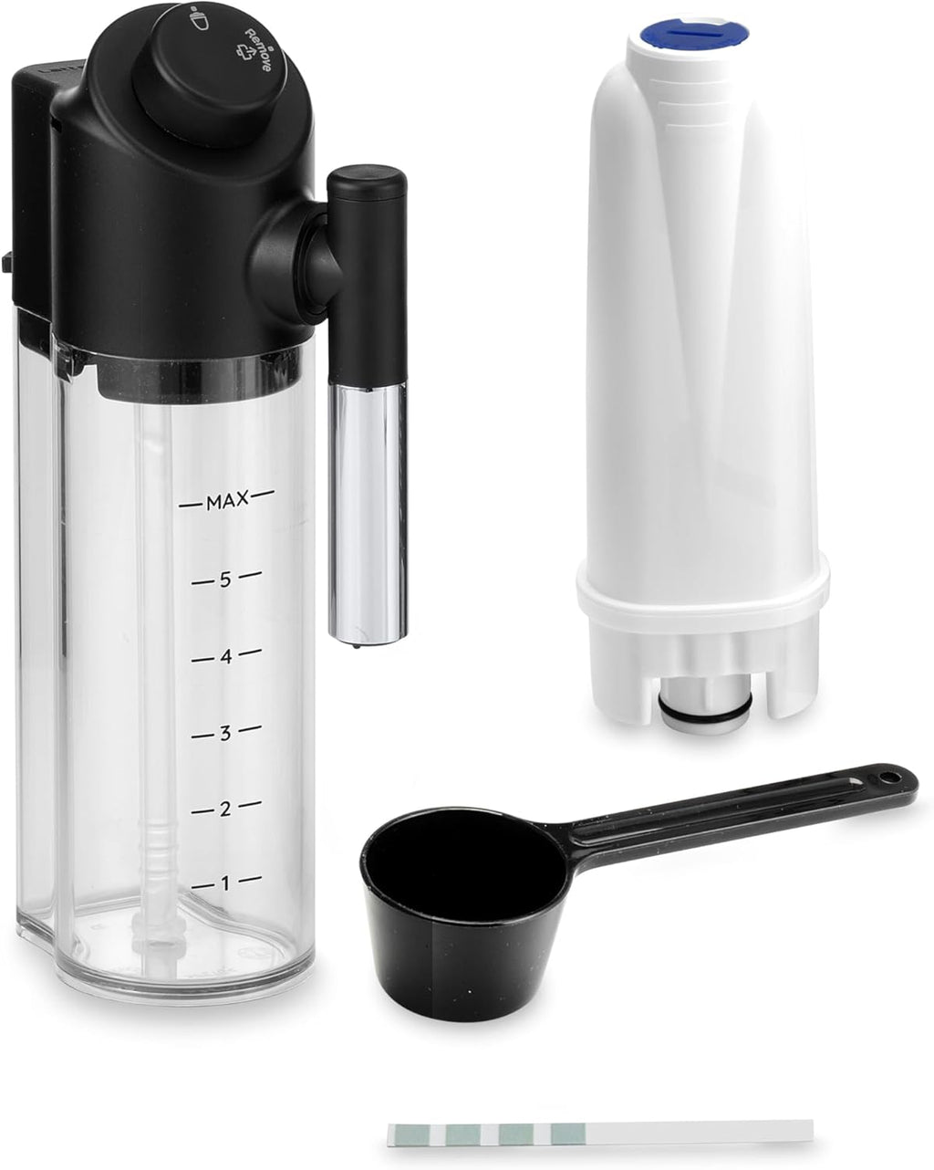 De'Longhi Wspaniały Evo Next ECAM312.80.TB, automatyczny ekspres do kawy z mlekiem, ekspres do kawy i cappuccino z intuicyjnym wyświetlaczem dotykowym, 1450 W, czarny/tytanowy