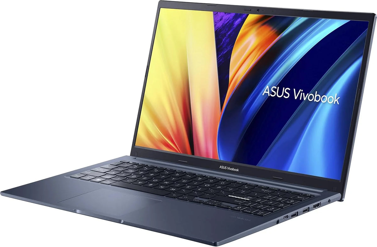 ASUS Vivobook 15 M1502YA-BQ881 - Laptop 15.6" Full HD (AMD Ryzen 7 5825U, 16GB RAM, 512GB SSD, Radeon Graphics, Bez Systemu Operacyjnego) Spokojny Niebieski - Klawiatura QWERTY hiszpańska