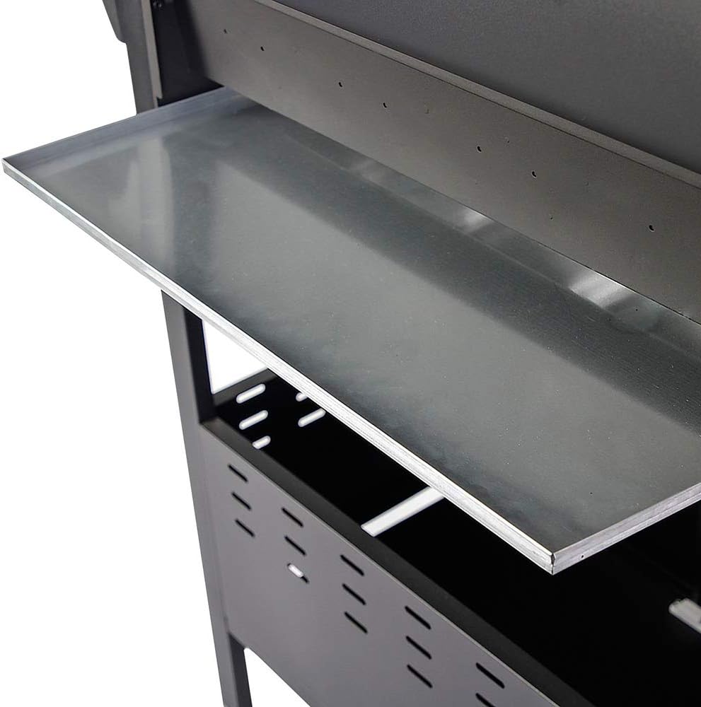 El Fuego® Grill gazowy "San Angelo 4+1", 4 główne palniki + 1 palnik boczny, stal nierdzewna, w zestawie wąż gazowy i reduktor ciśnienia, grill na kółkach, AY 582