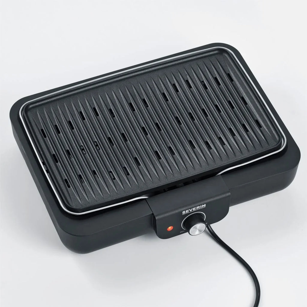 Grill stołowy z płytą grillową Severin PG 8556 - 2300 W czarny